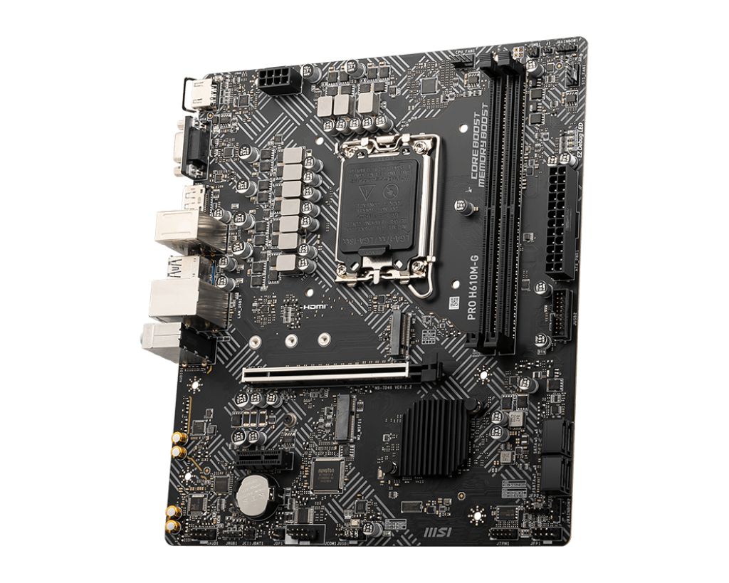 MSI Motherboard pro H610m-G DDR5 MSI Motherboard pro H610m-G DDR5